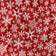 Tecido de Algodão - Flocos de Neve de Natal Vermelho