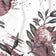 Tecido de algodão - Flor de Protea, borgonha