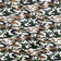 Tecido de Algodão - Camuflado Militar Castanho Pequeno
