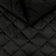 Tecido para estofos Veludo Acolchoado Diamante 5x5 - Preto