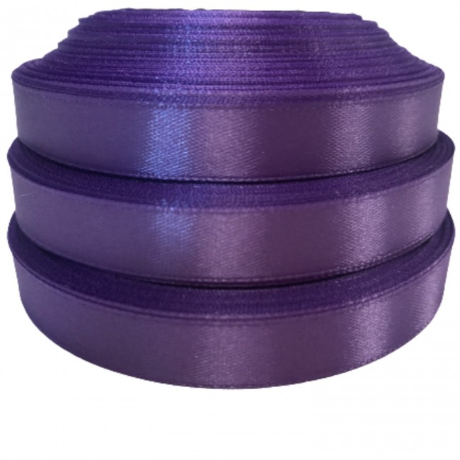 Fita de Cetim 12 mm Comprimento 32 RM - Violeta