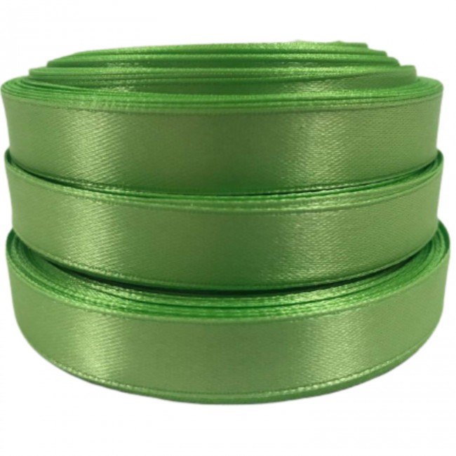 Fita de Cetim 12 mm Comprimento 32 RM - Verde Claro