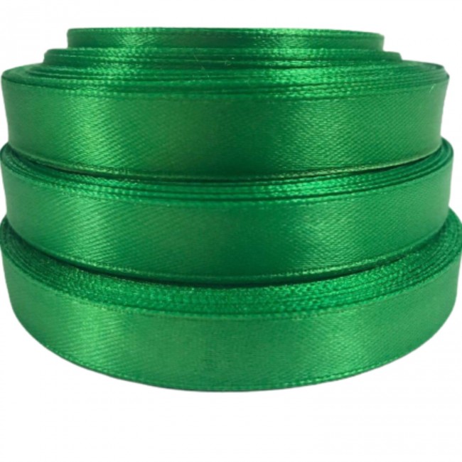 Fita de Cetim 12 mm Comprimento 32 RM - Verde Escuro