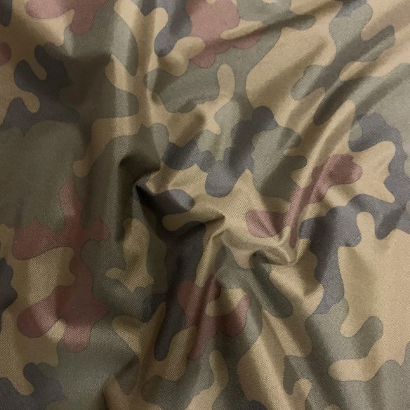 Tecido Resistente Oxford - Marrom Camo II