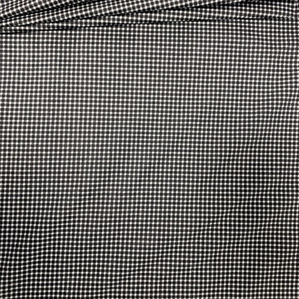 Tecido de algodão - Houndstooth preto