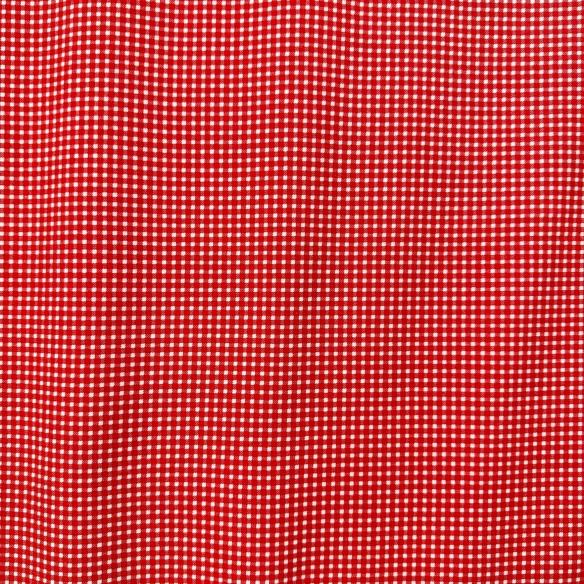 Tecido de Algodão - Vermelho Houndstooth