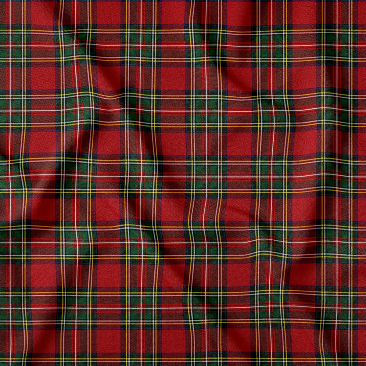 Tecido de Algodão - Xadrez Verde de Natal