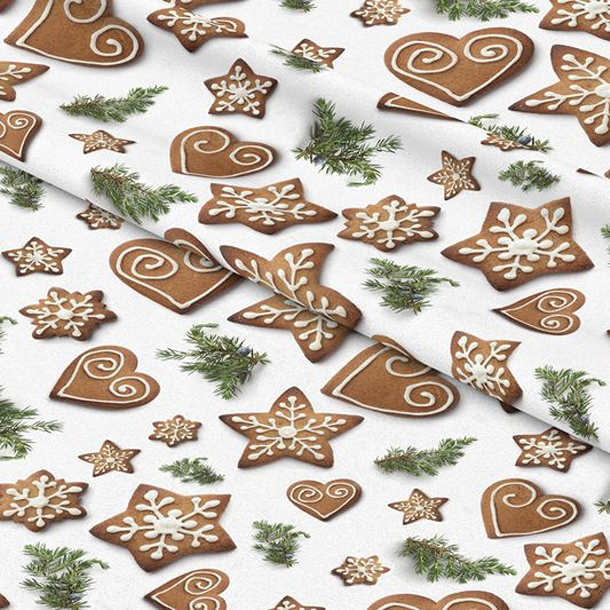Tecido de Veludo Estampado - Padrão de Natal - 25257-101