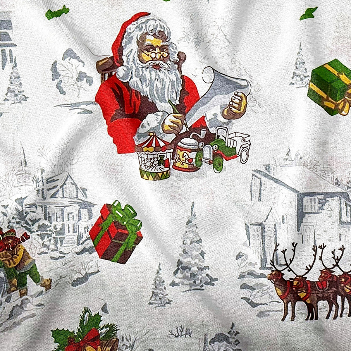 Tecido de algodão - Pai Natal