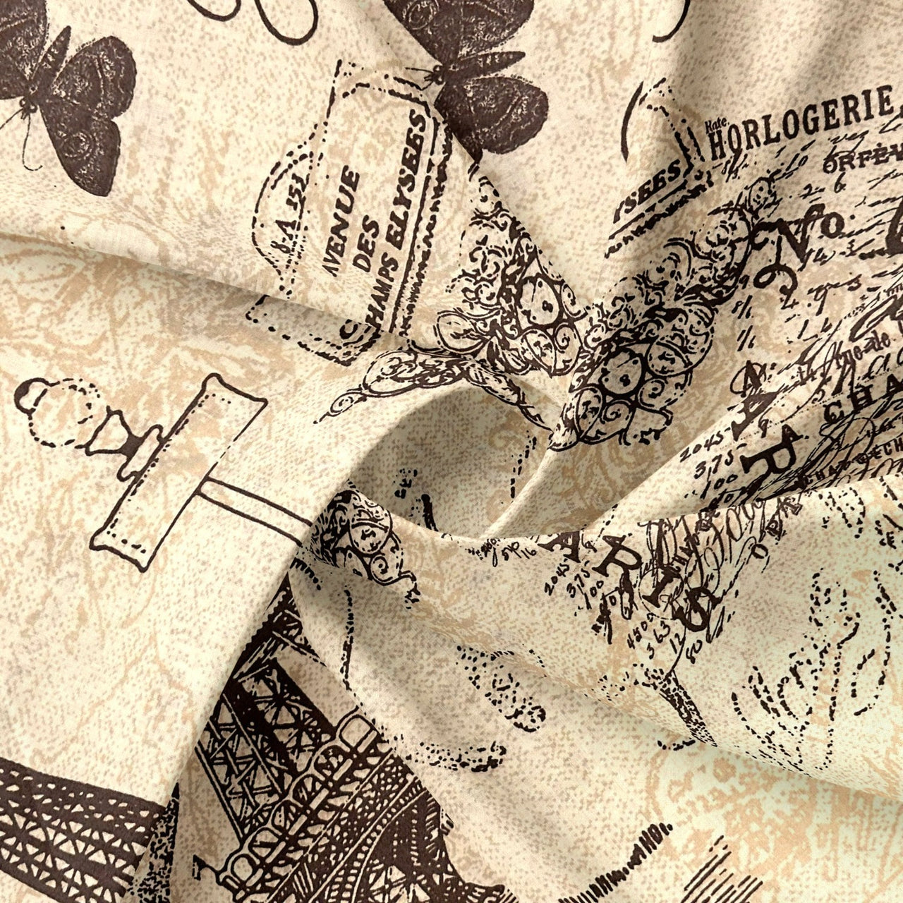 Cotton Fabric - Paris