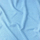 Tecido de Algodão - Bolas Brancas em Azul Claro 4 mm