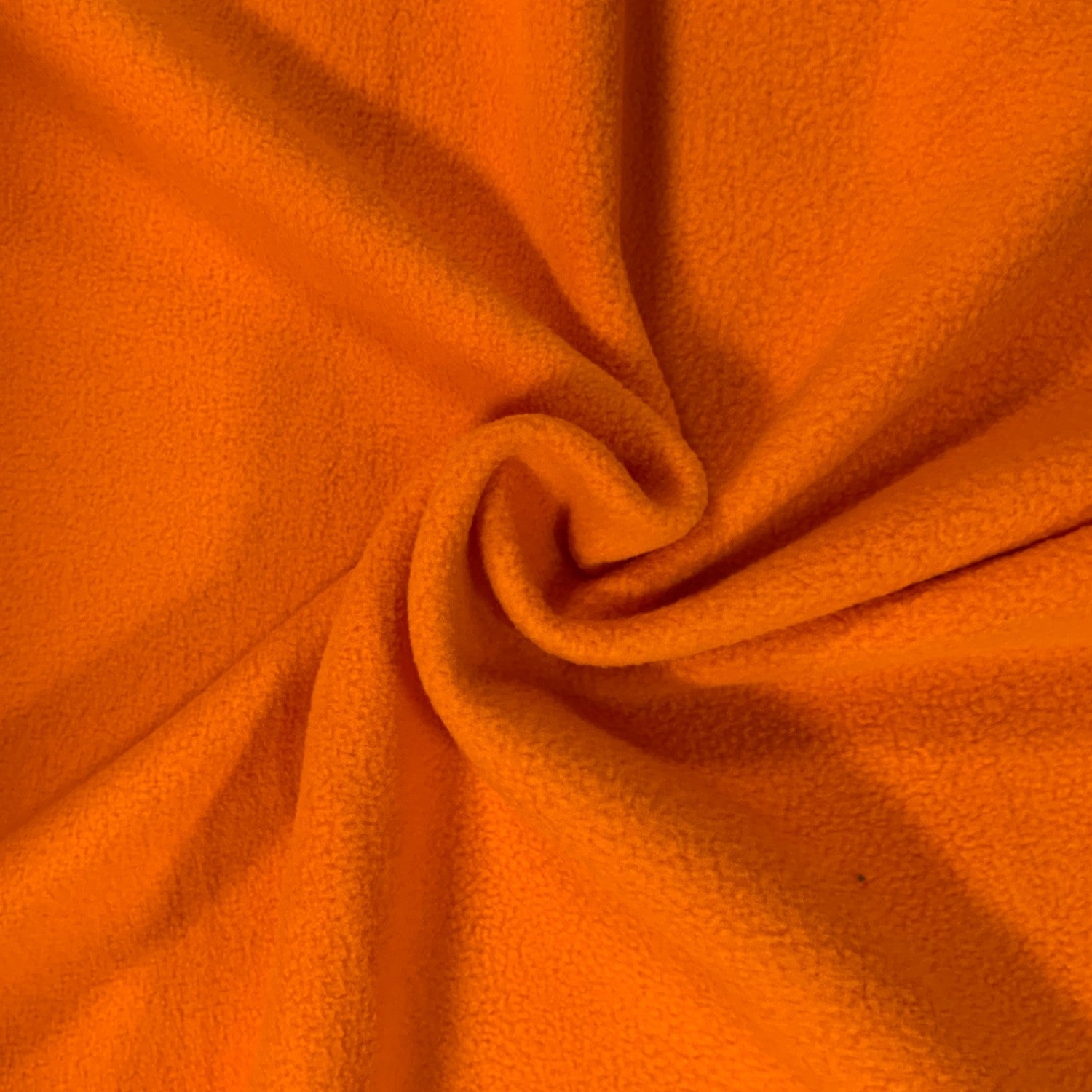 Knitted Polar Fleece Fabric - Orange