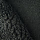 Tecido de pelo de lã de ovelha tricotado - Preto
