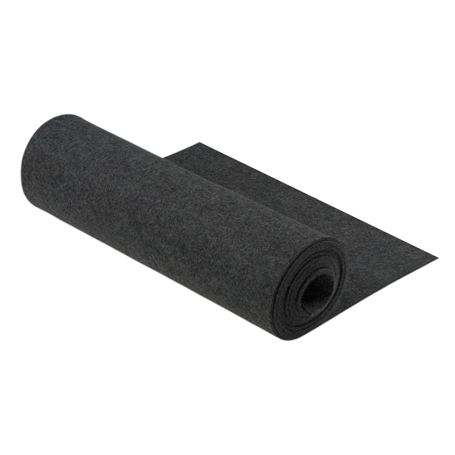 Technical PES Felt - thickness 4 mm, weight 600 g/m² - EU Certified - Black