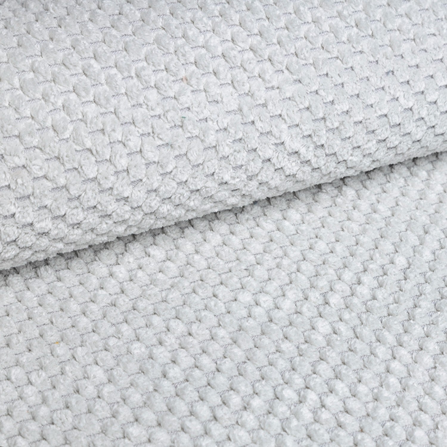 Upholstery Fabric DOT I Velour - Light Grey