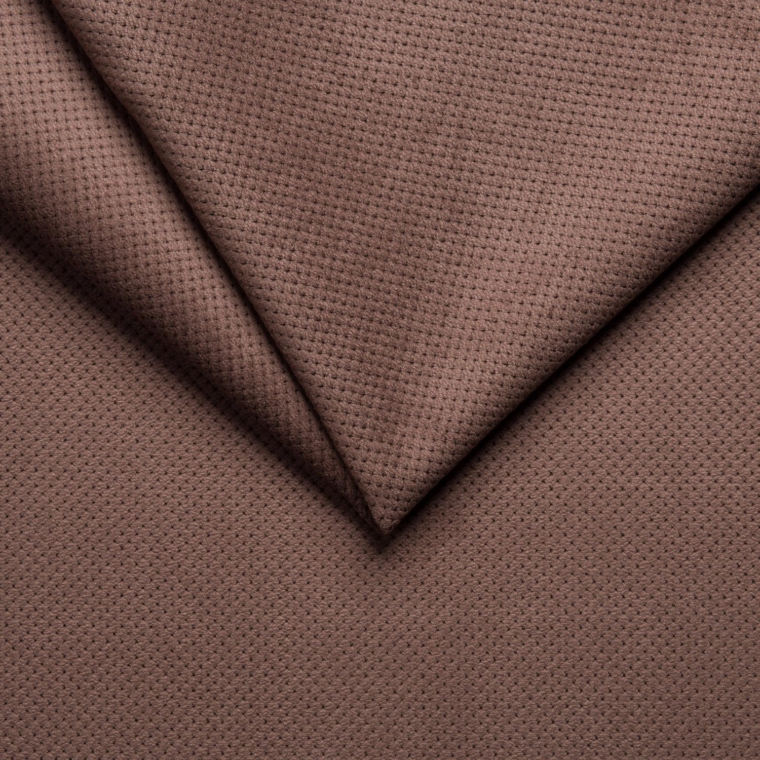 Upholstery Fabric DOT Velour - Chocolate