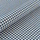 Tecido para estofos Pied-de-poule - Preto-Azul