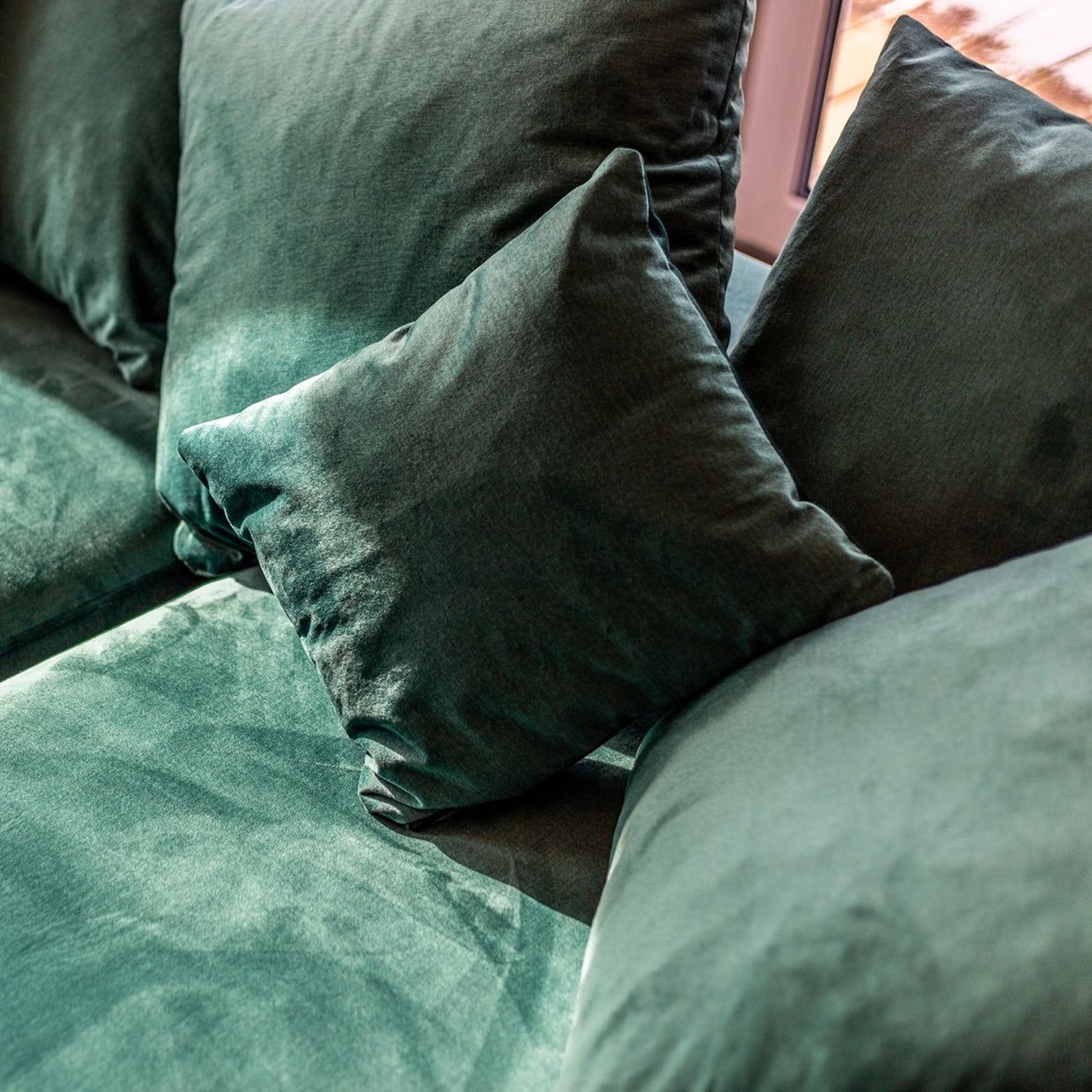 Upholstery Fabric MONOLITH Velour - Navy Blue
