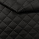 Tecido para estofos Acolchoado em Pele PU Diamante 5x5 - Preto