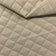 Tecido para estofos Acolchoado em Pele PU Diamante 5x5 - Bege Claro
