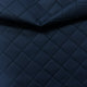 Tecido para estofos Acolchoado em Pele PU Diamante 5x5 - Azul Marinho
