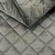 Tecido para estofos Veludo Acolchoado Diamante 5x5 - Antracite
