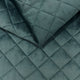 Tecido para estofos Veludo Acolchoado Diamante 5x5 - Azul-celeste