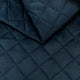 Tecido para estofos Veludo Acolchoado Diamante 5x5 - Azul Marinho