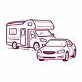Automóvel e autocaravana